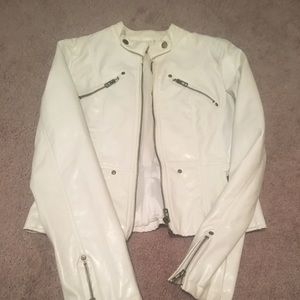 Fake leather jacket